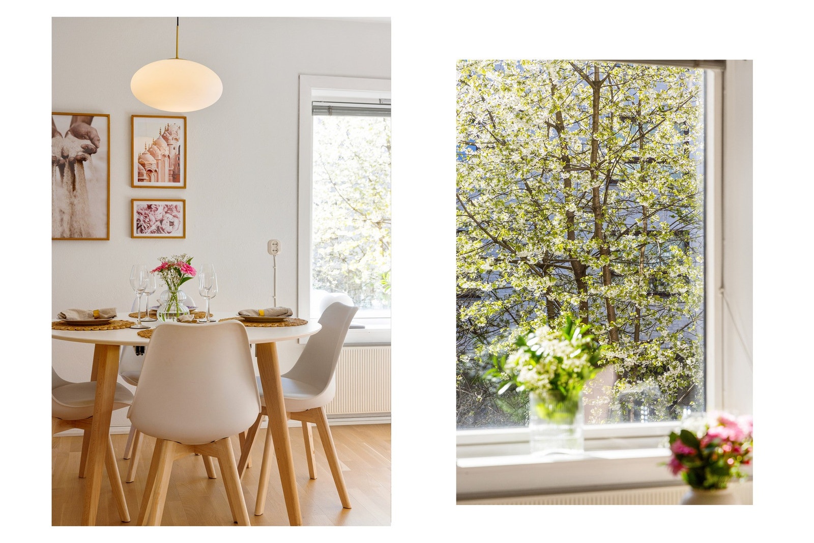 Svært hyggelig og frodig utsyn sommerstid. Galleribilde