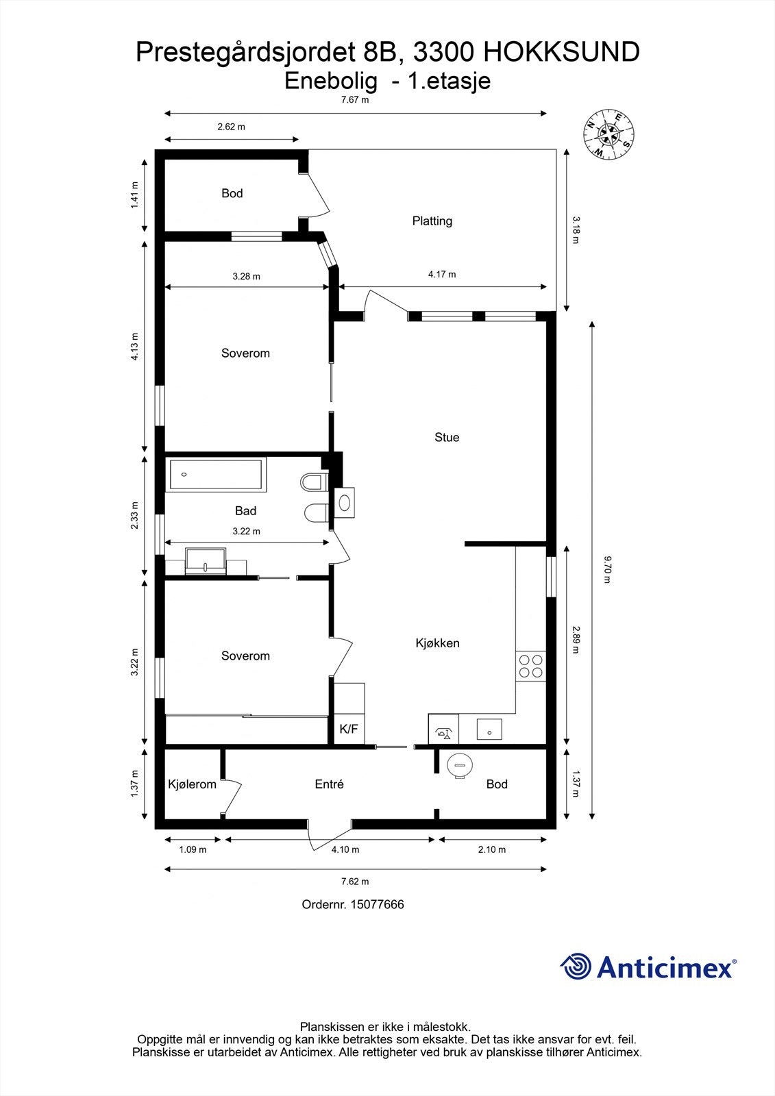 Plantegning Galleribilde