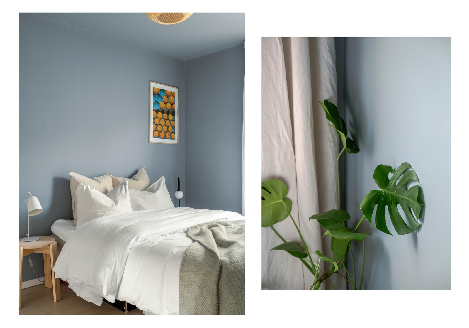 Sengen som står her i dag er 140 cm bred, men det er god plass til 180 cm bredde om ønskelig. Galleribilde