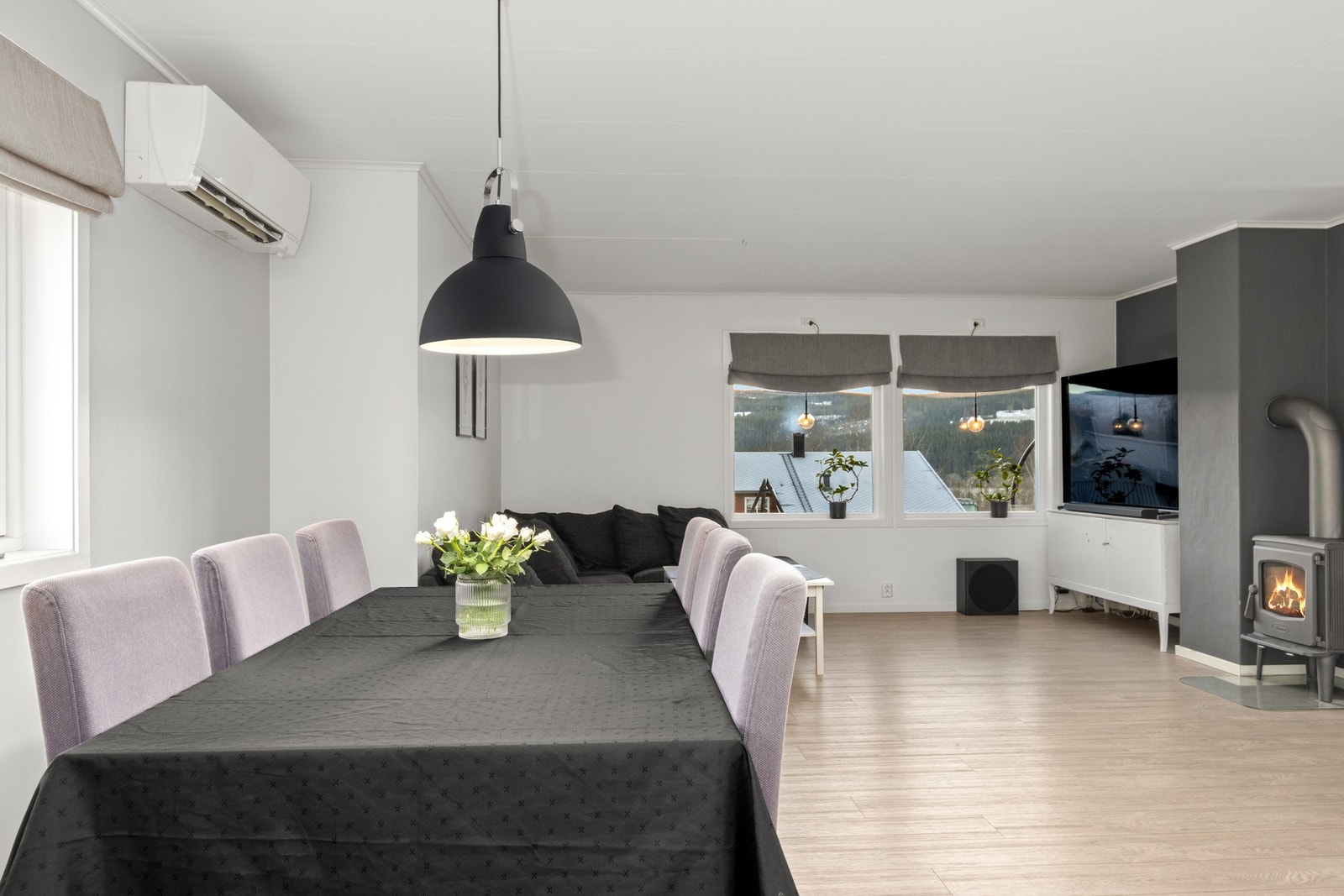 Stue som er oppusset i 2016. Galleribilde