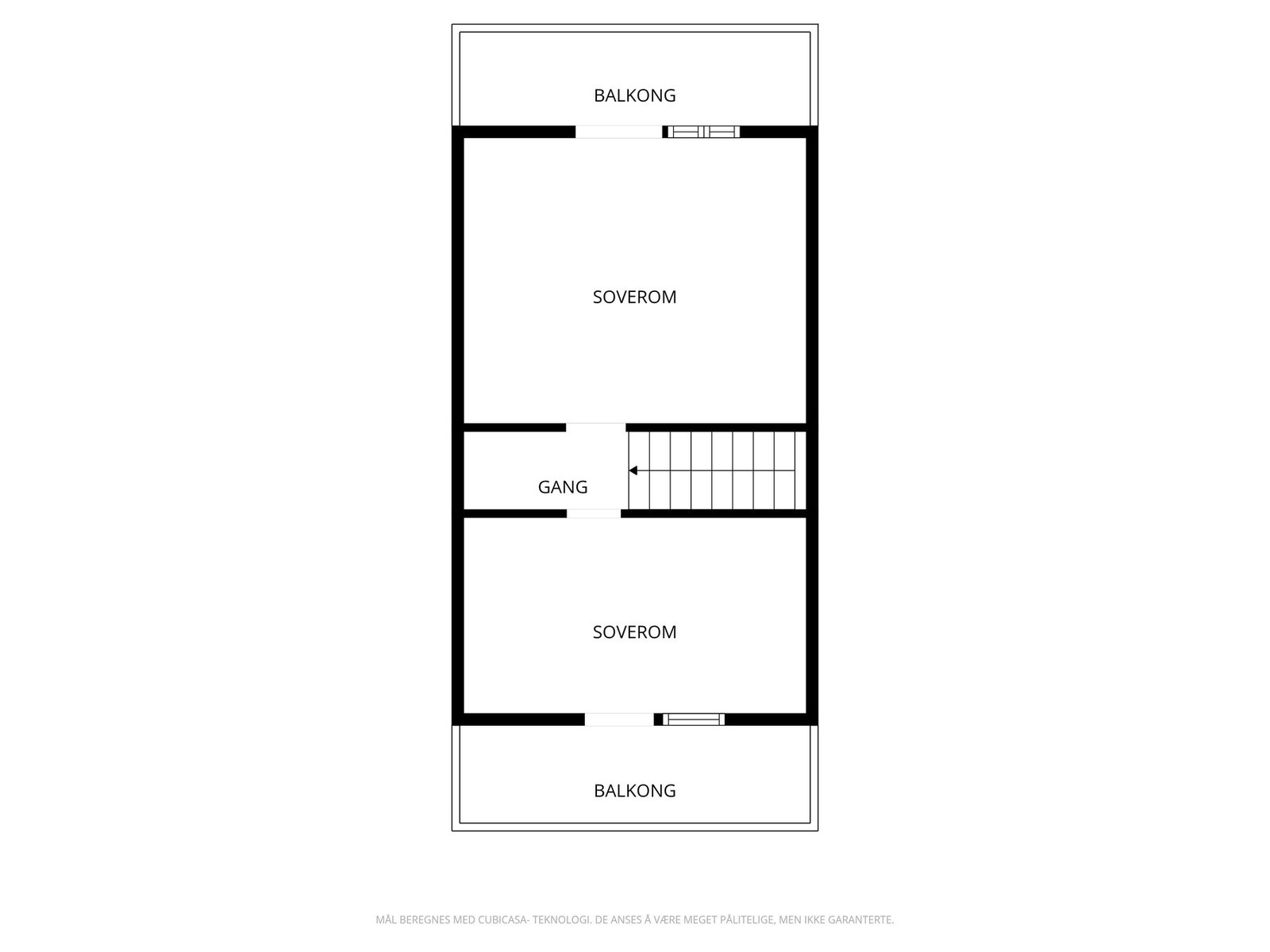Plantegning 2. etasje Galleribilde