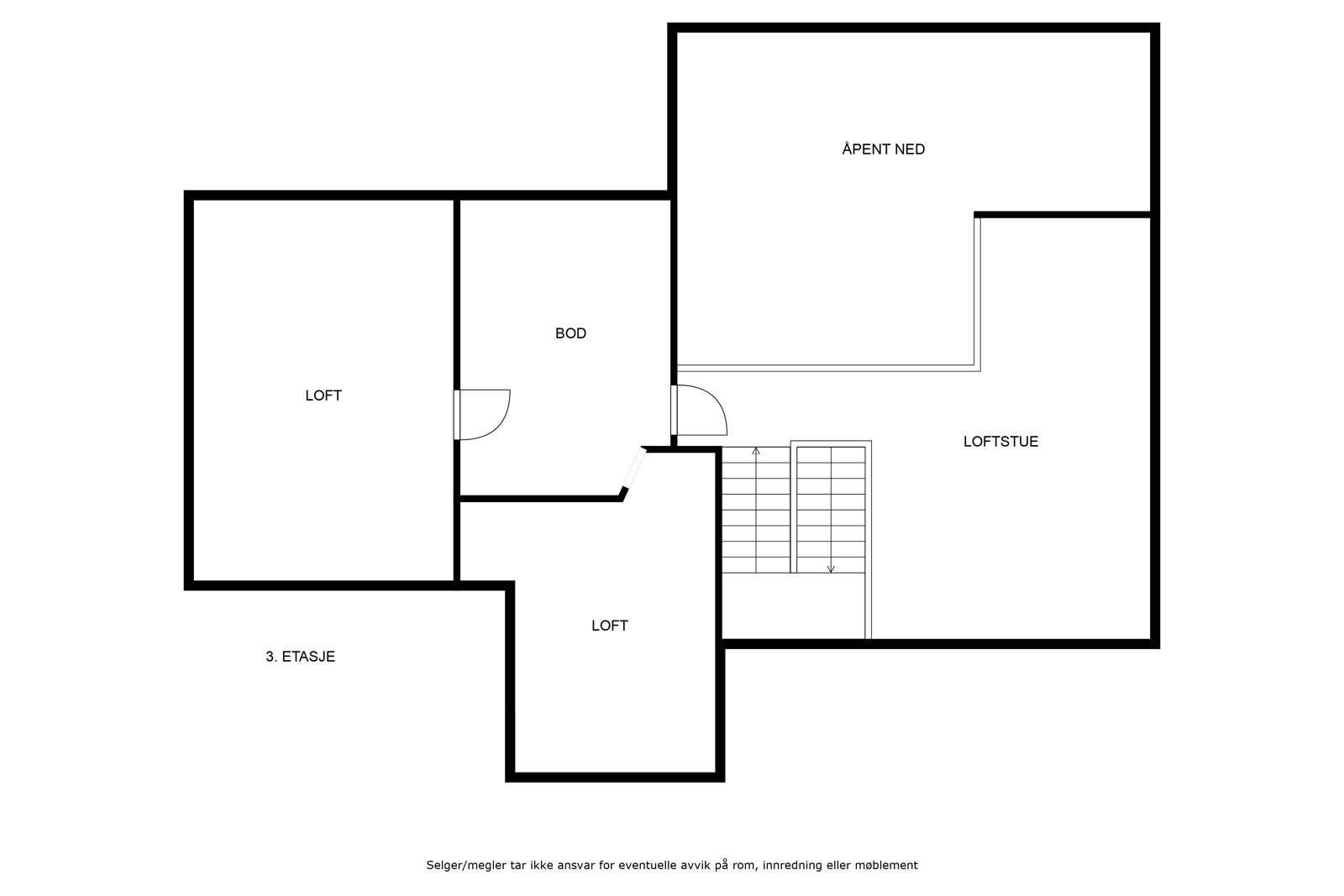 Plantegning Loft Galleribilde