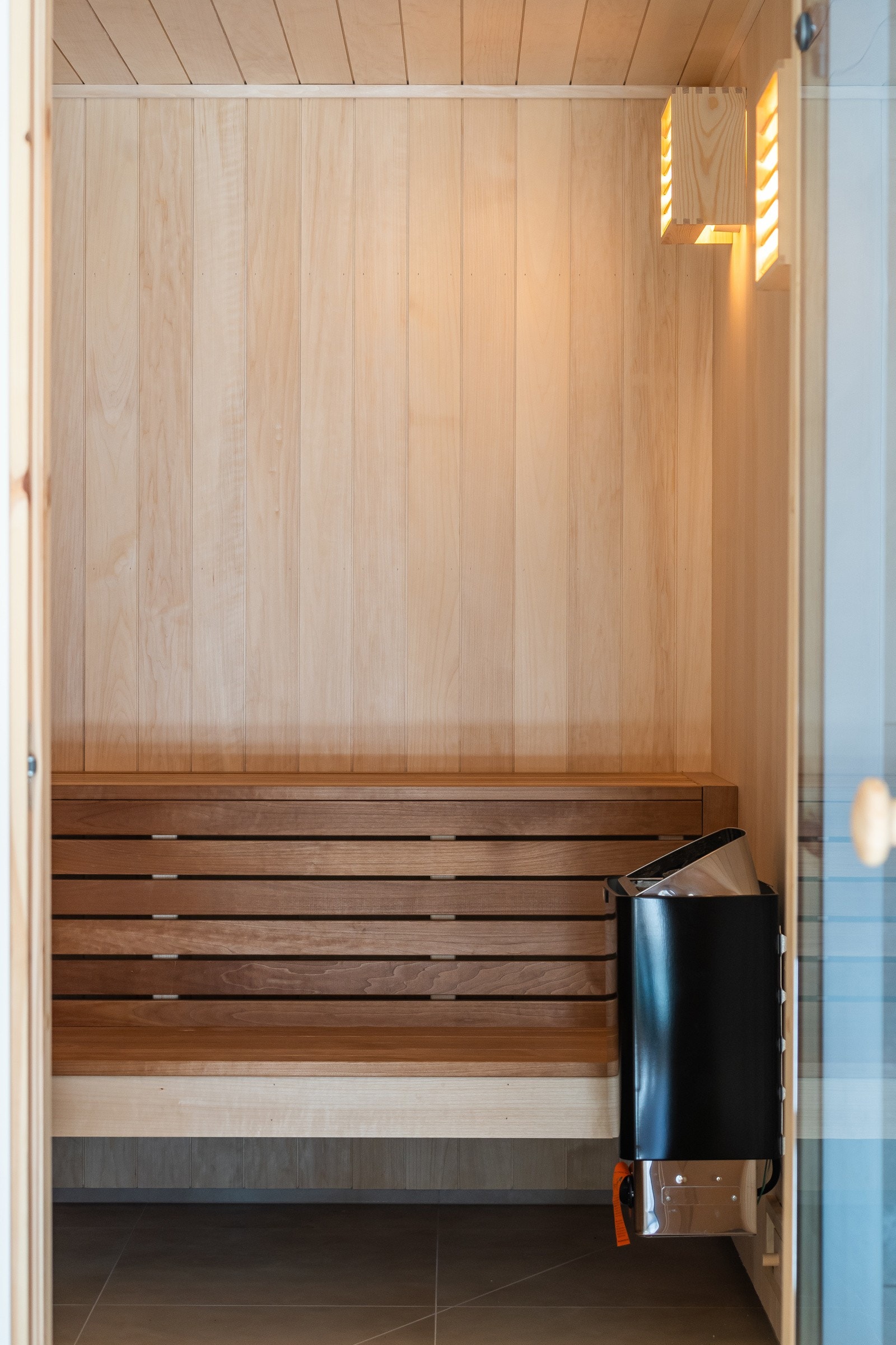 Badstu i felles spa-anlegg Galleribilde