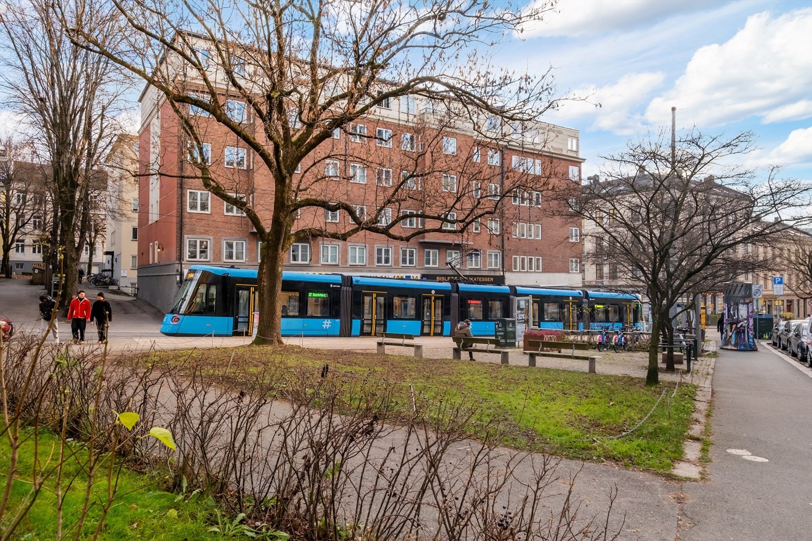 Trikkestoppet Stensgata er i umiddelbar nærhet. Galleribilde