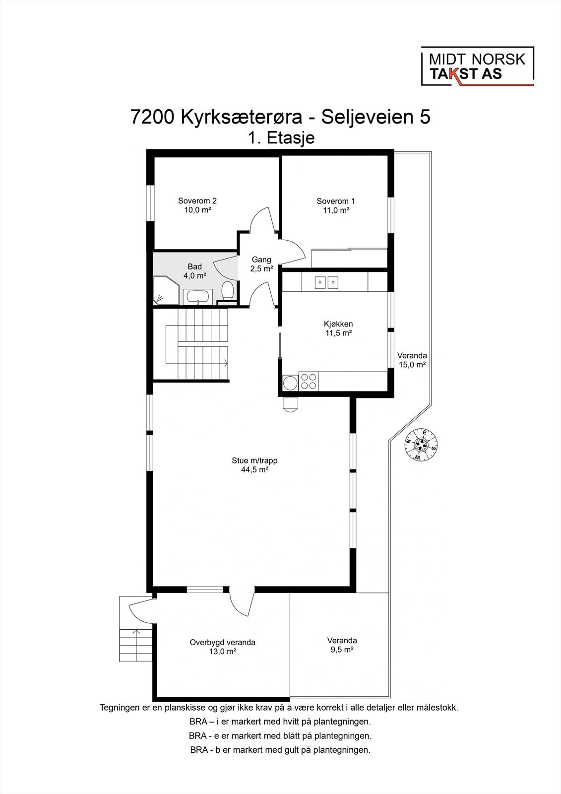 Plantegning 1.etasje Galleribilde