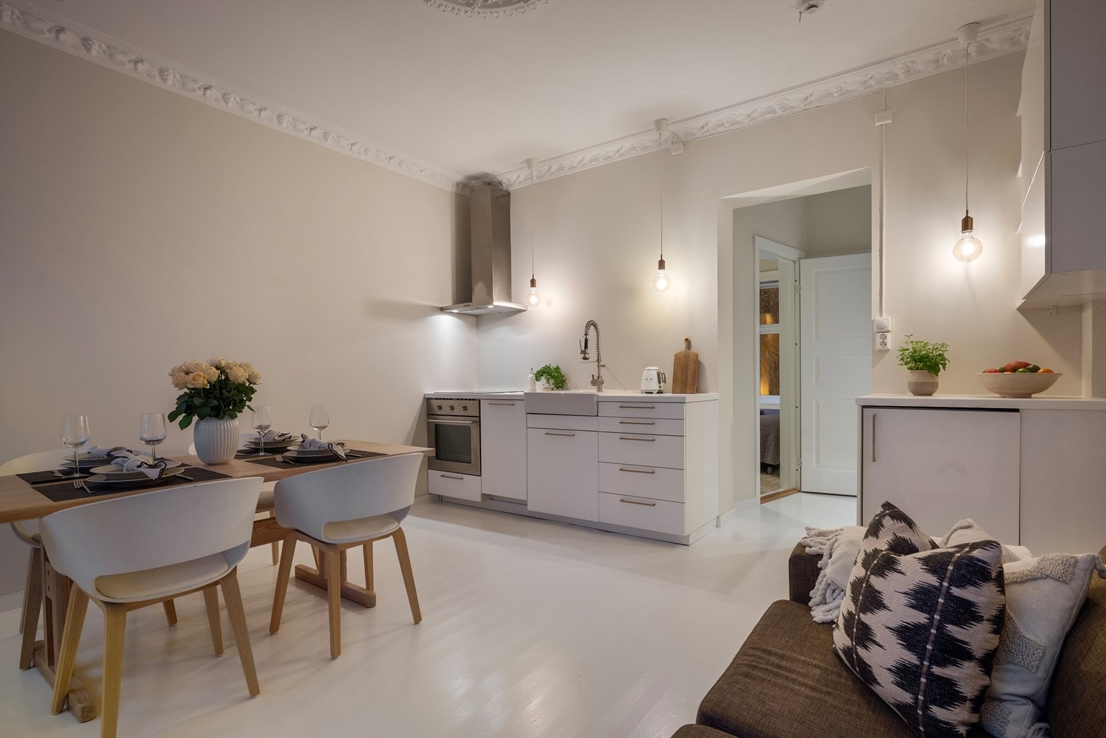 Velkommen til Industrigata 55A, en lys og lekker 3-roms leilighet i en klassisk bygård. Galleribilde