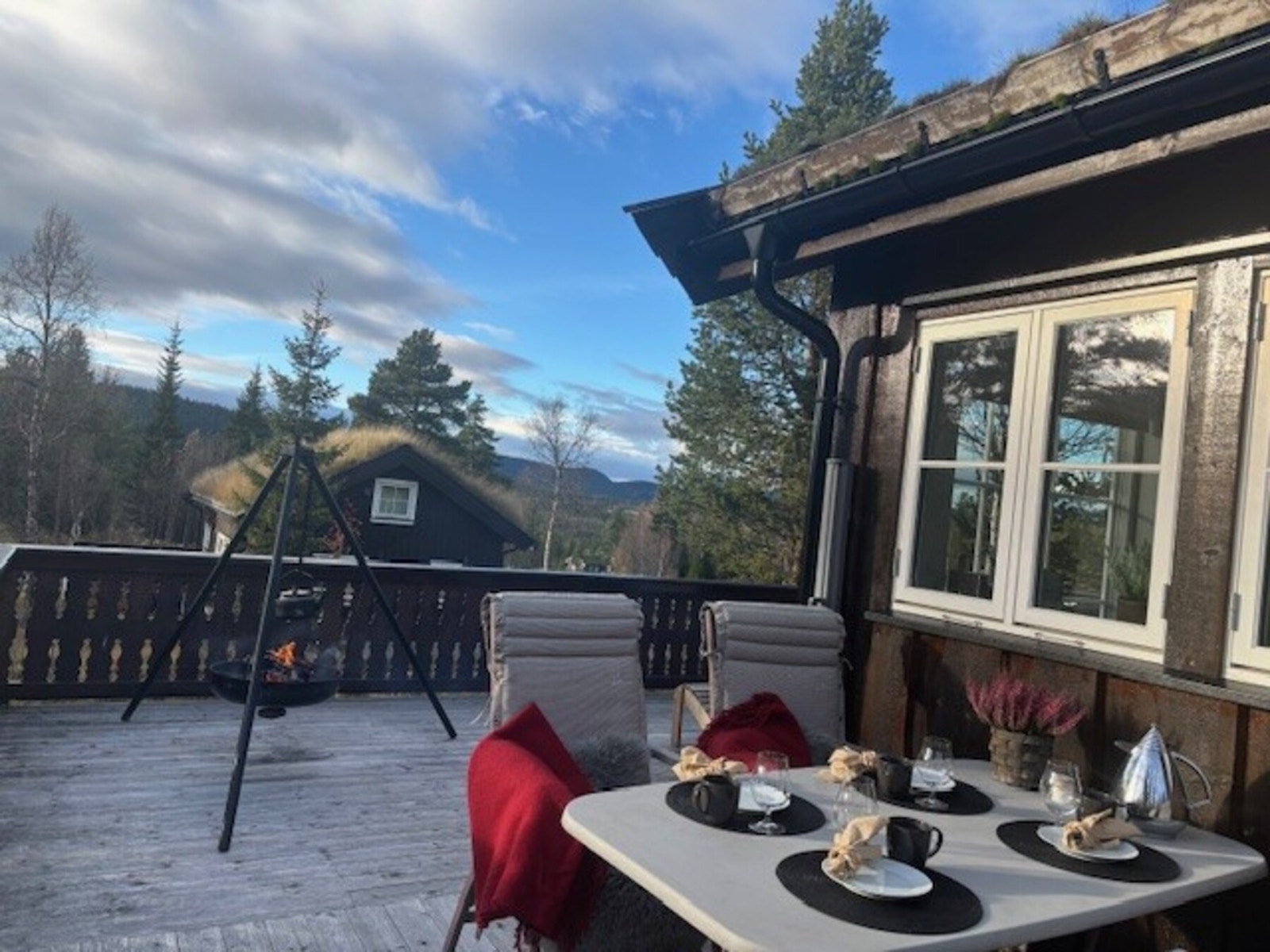 Måltidene ute smaker alltid godt.
Foto: selgers eget bilde. Galleribilde