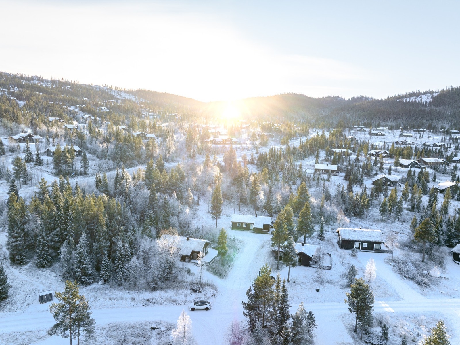 Vinterstemning på Vestre Tverrlie! Galleribilde