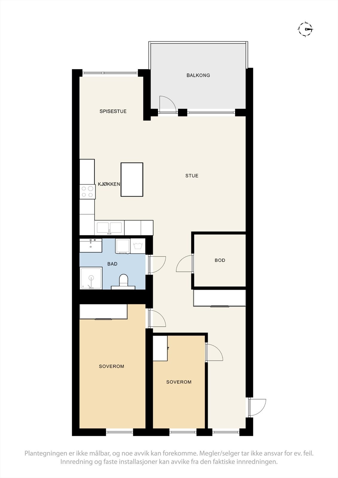 Plantegning Galleribilde