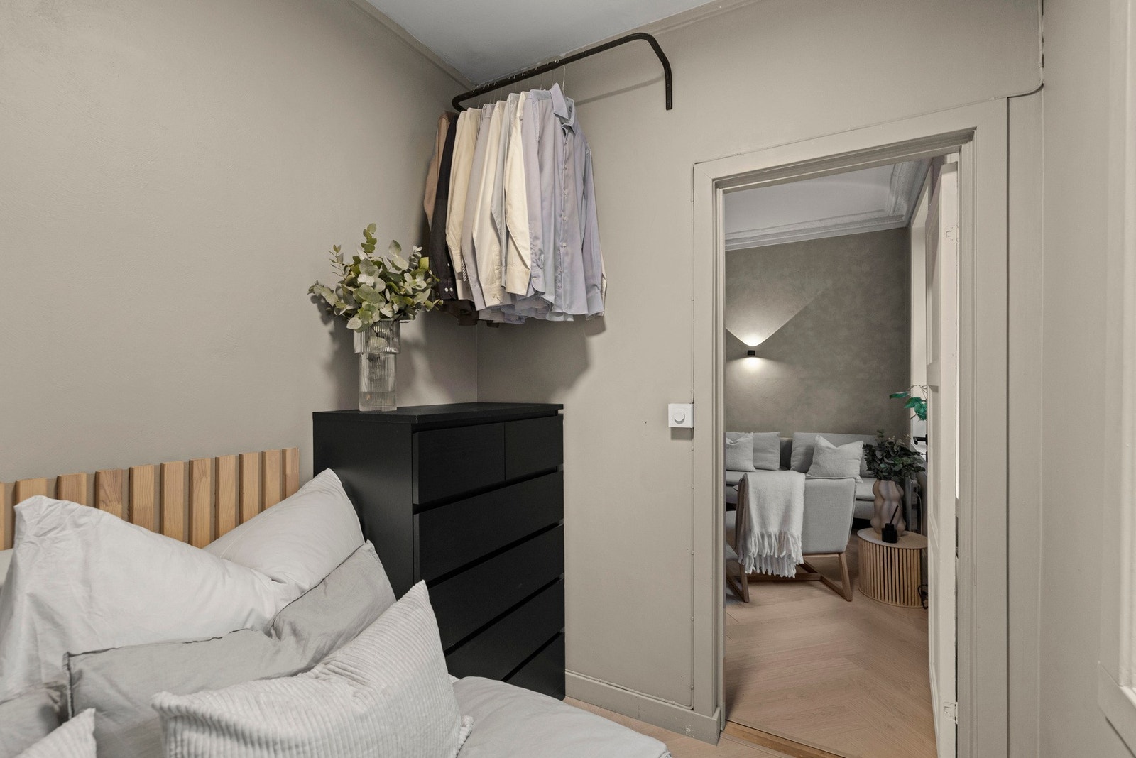 Et avskjermet rom som oppleves behagelig Galleribilde