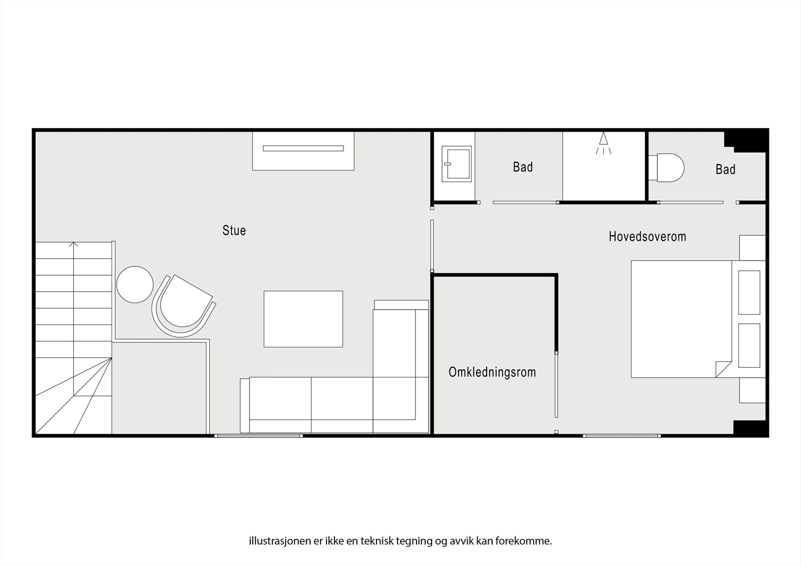 Planskisse 2. etasje Galleribilde