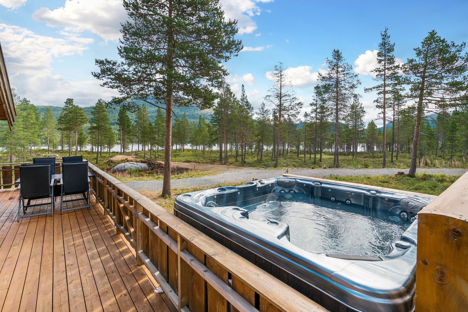 Terrasse med Jacuzzi Galleribilde