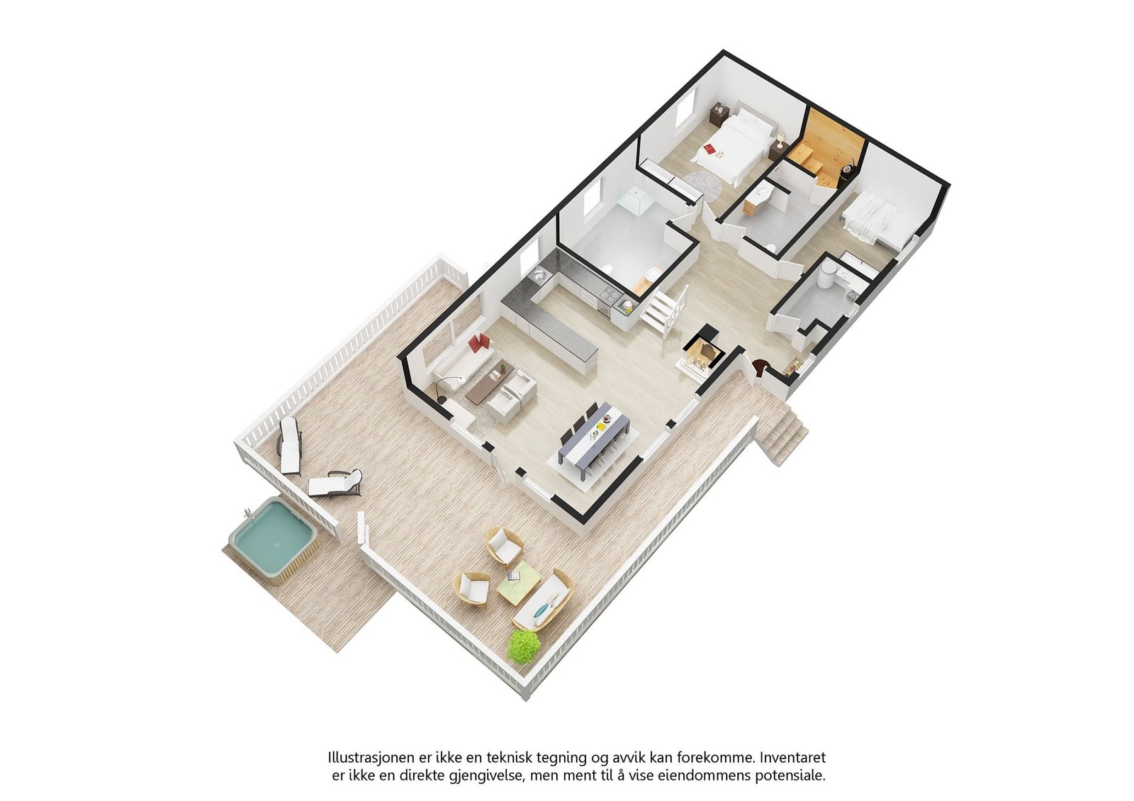 Plan 1. etg Galleribilde