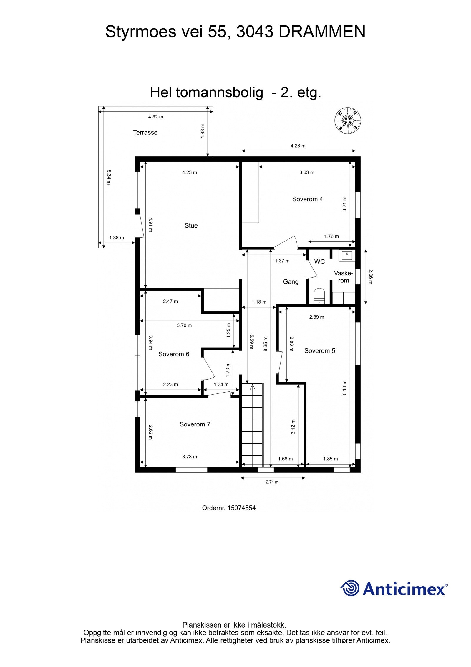 Plantegning 2. etasje. Galleribilde