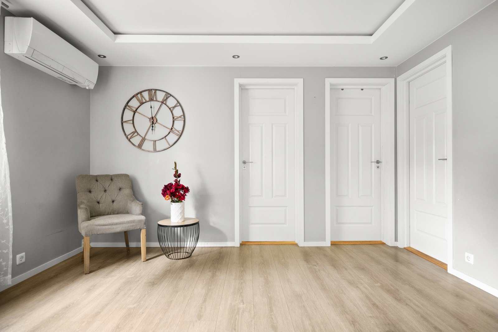 Boligen har varmepumpe, og det ble utført service på denne i 2023. Galleribilde