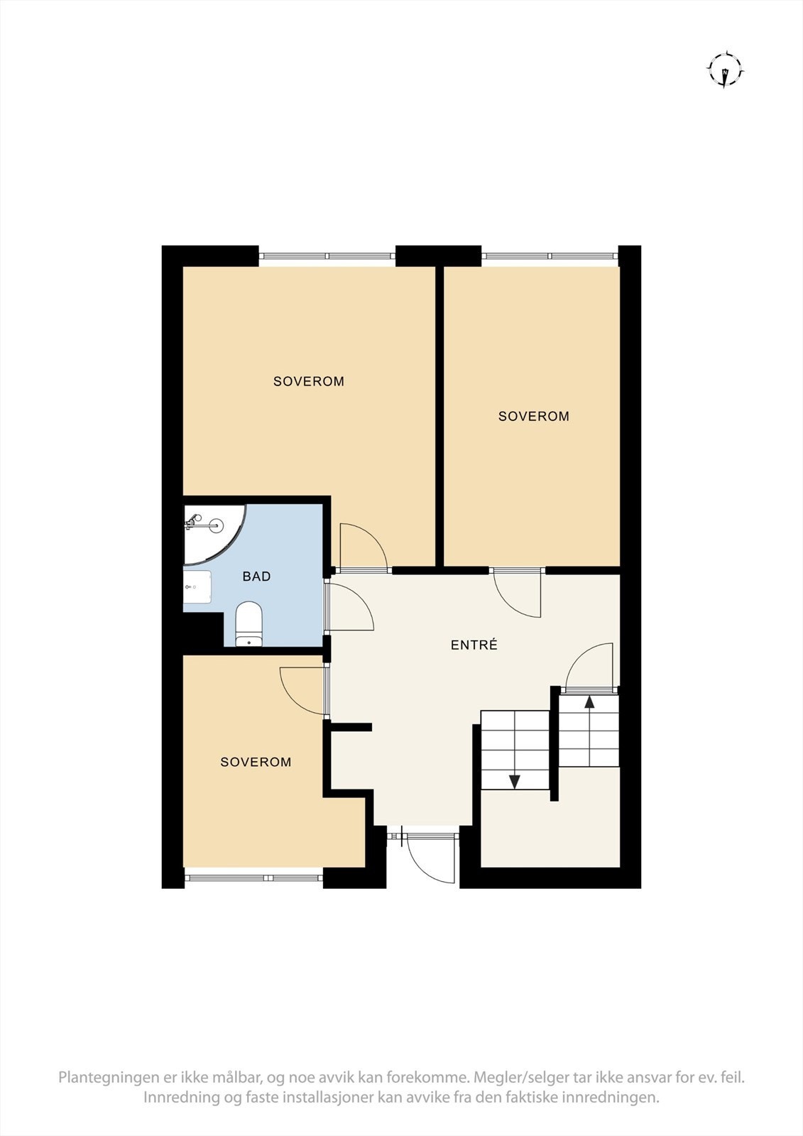 Plantegning 2. etasje. Galleribilde