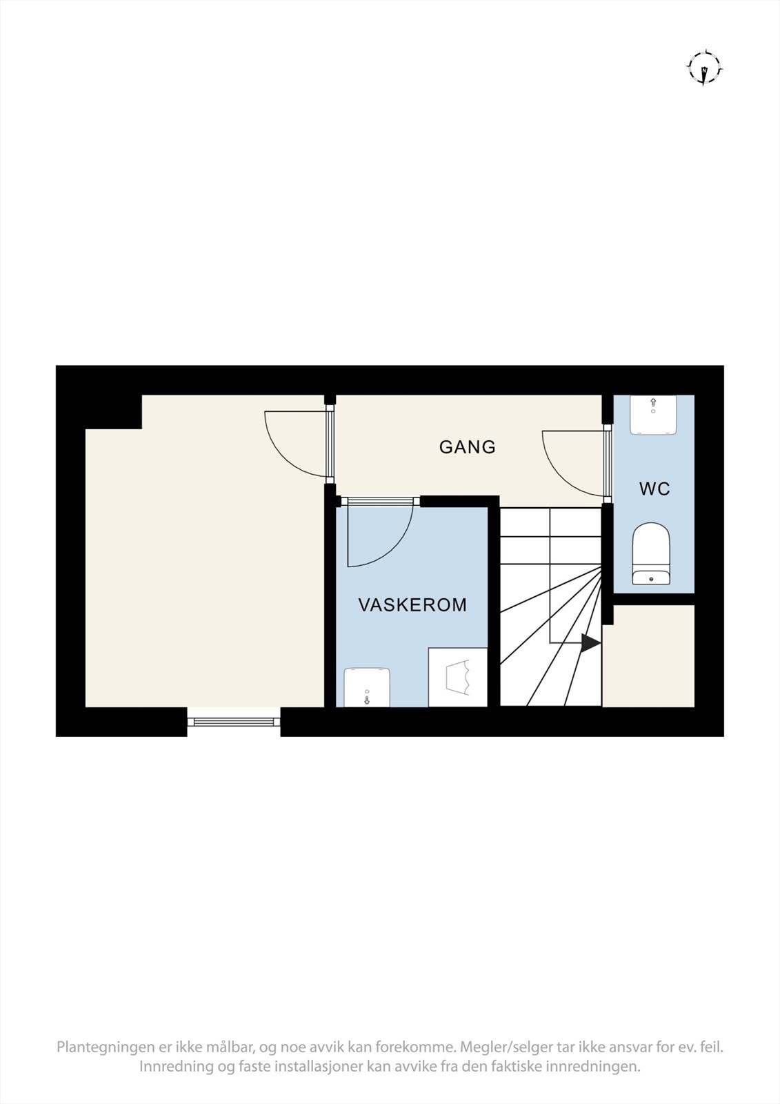 Plantegning underetasjen. Galleribilde