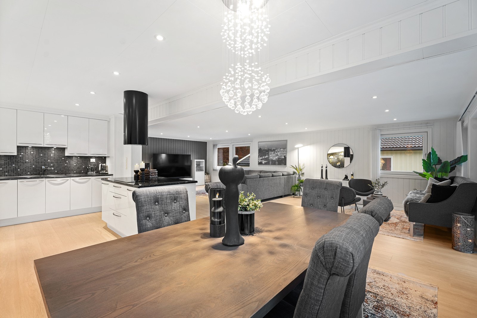 Det er god plass til å møblere i flere seksjoner. Galleribilde