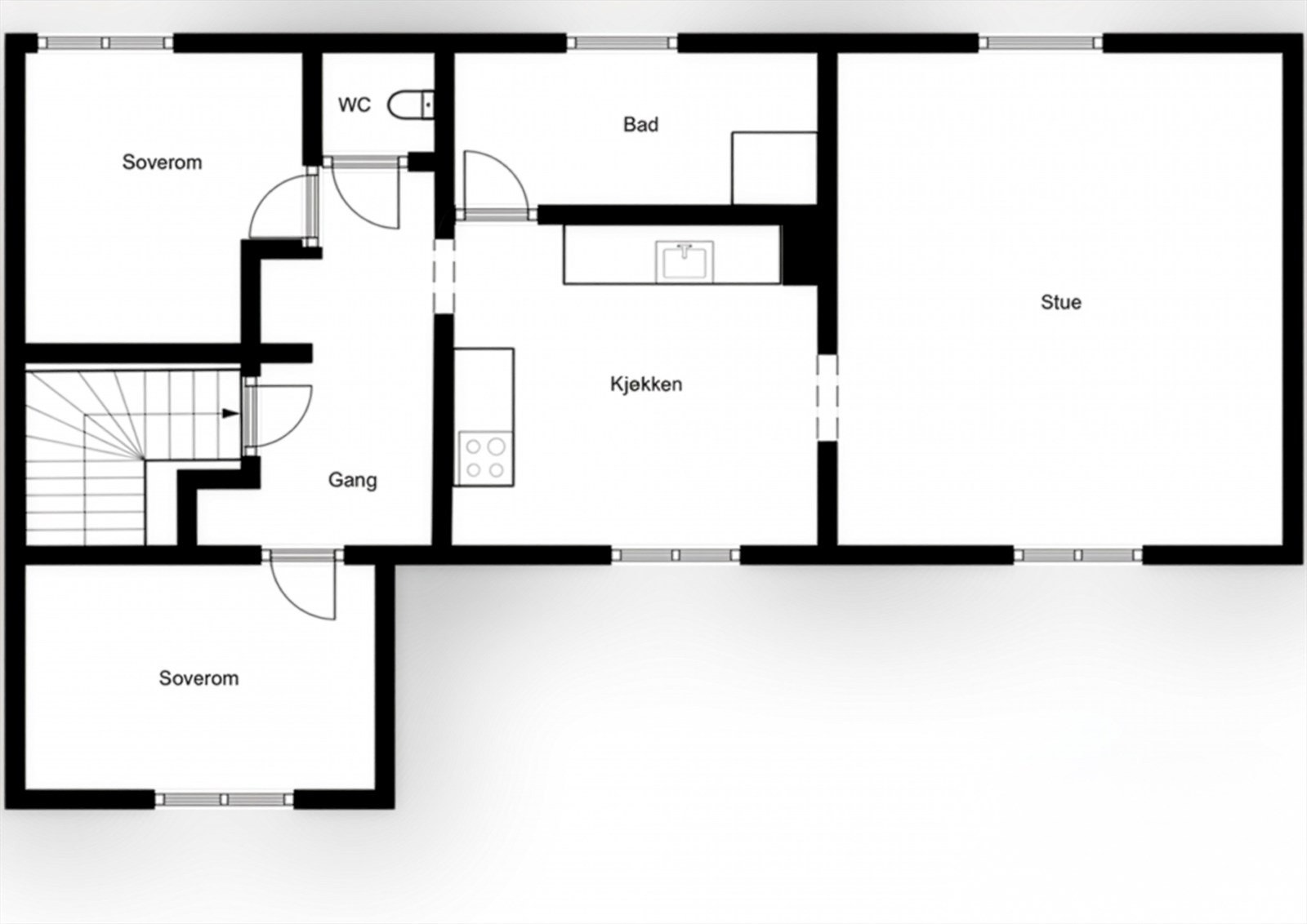 Plantegning Galleribilde