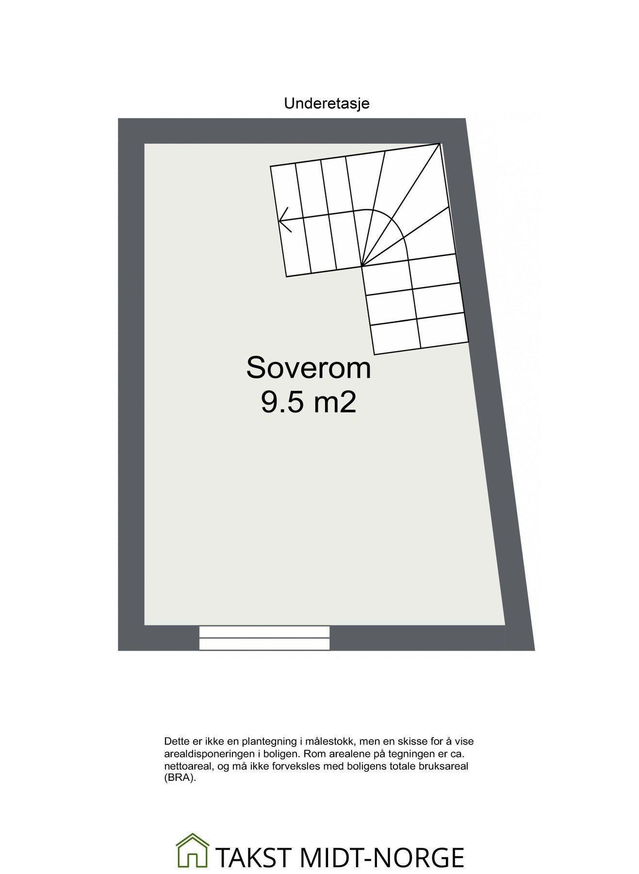 Planskisse - underetasje. Galleribilde