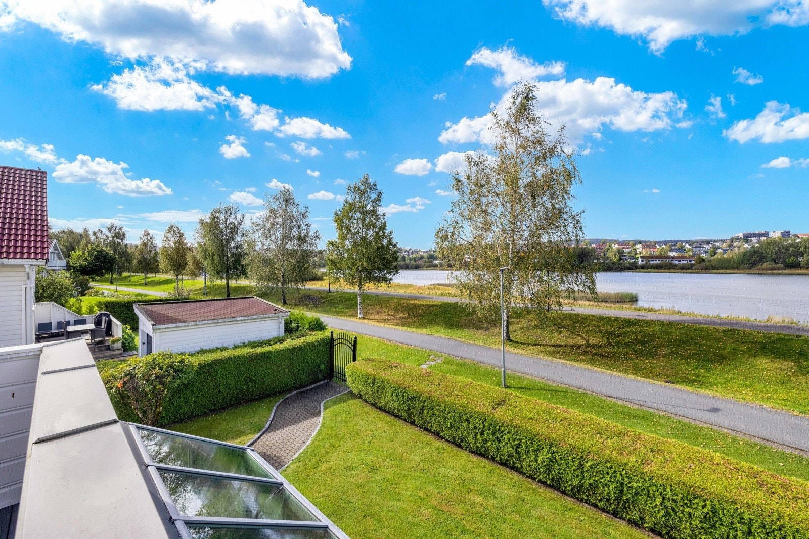 Utsikt fra balkongen. Galleribilde
