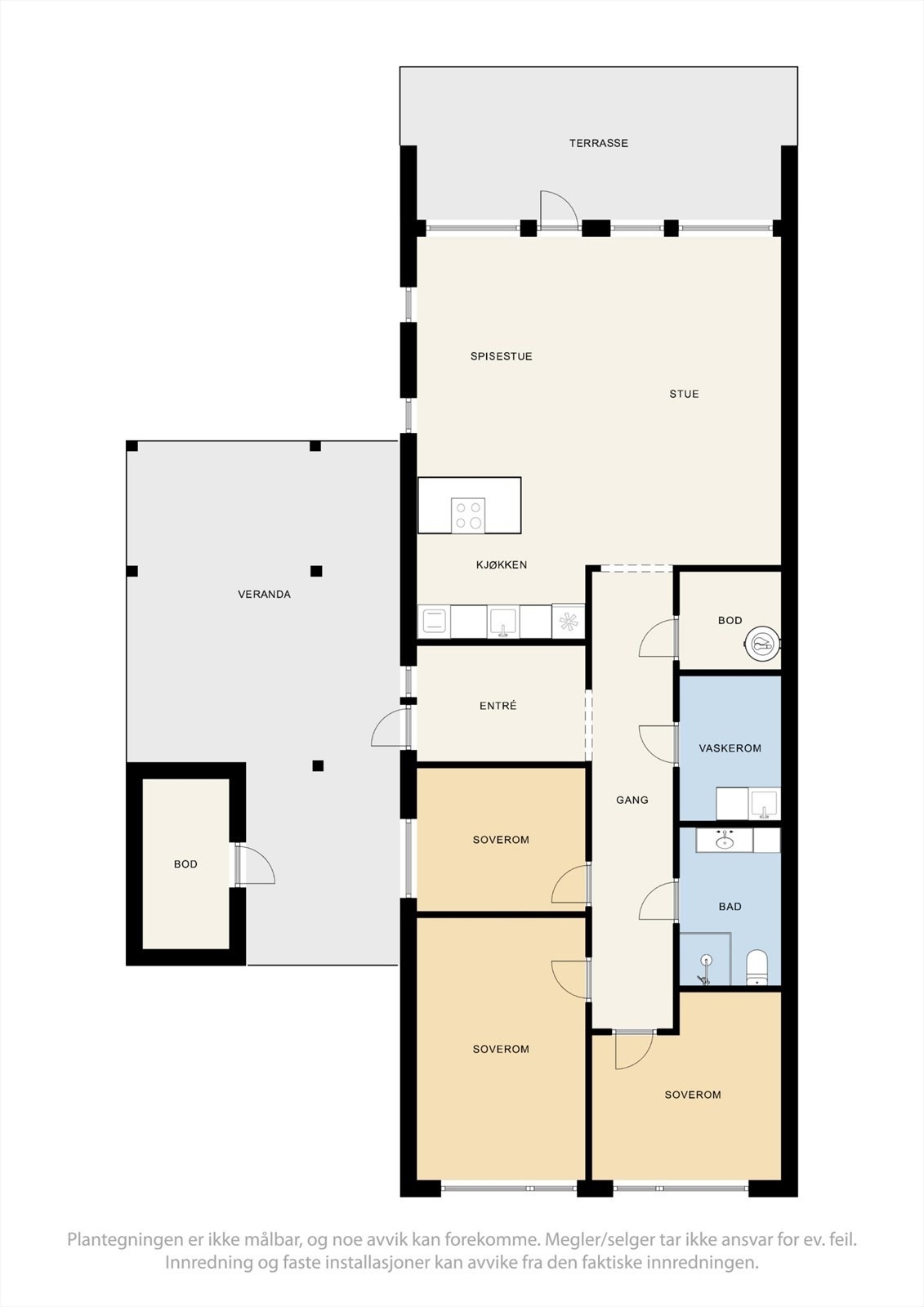 Plantegning for både nr 30 og nr 32 Galleribilde
