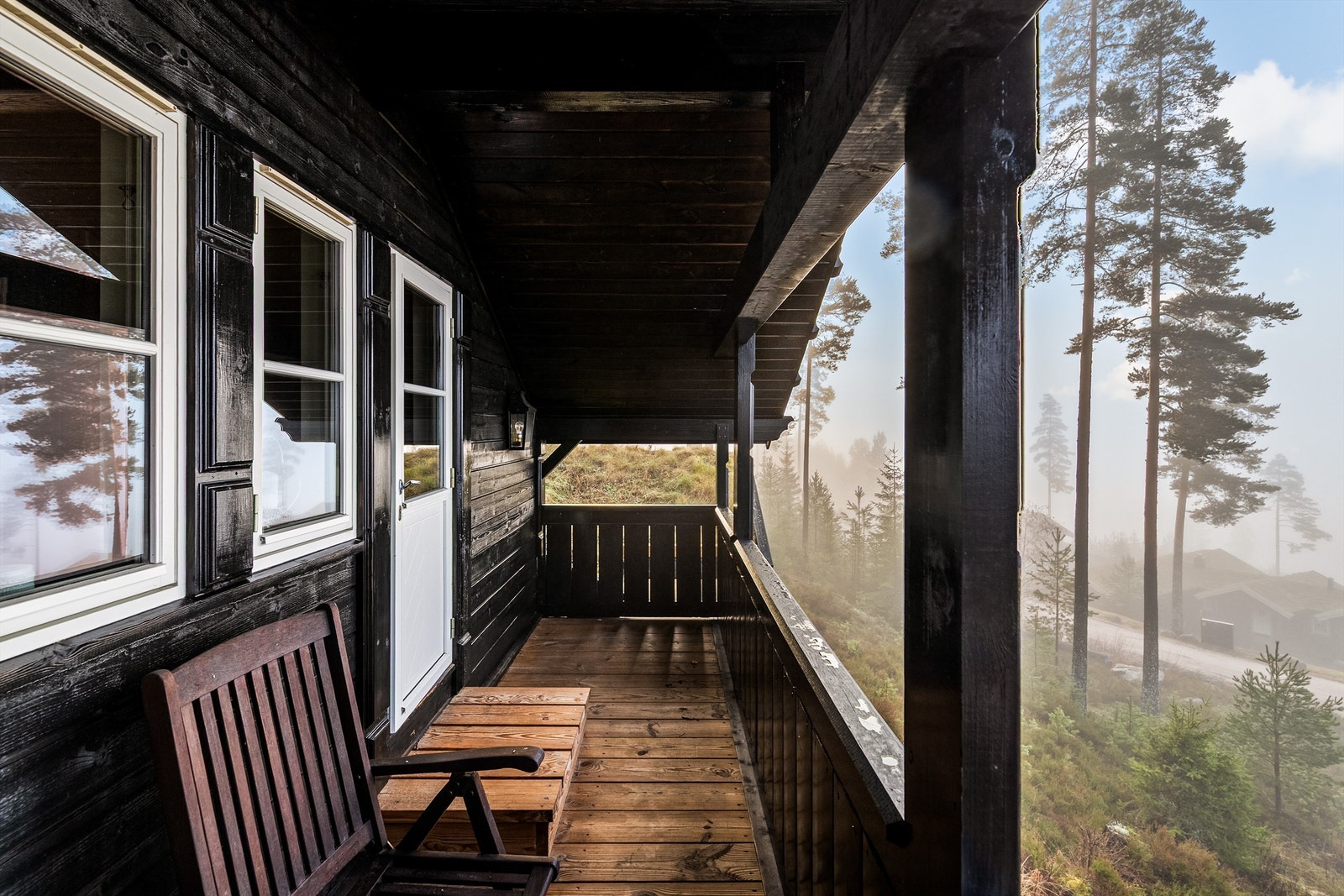 Her kan man nyte nydelig utsikt Galleribilde