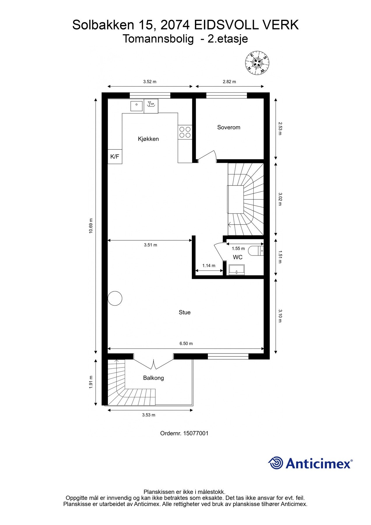Plantegning 2.etasje. Galleribilde