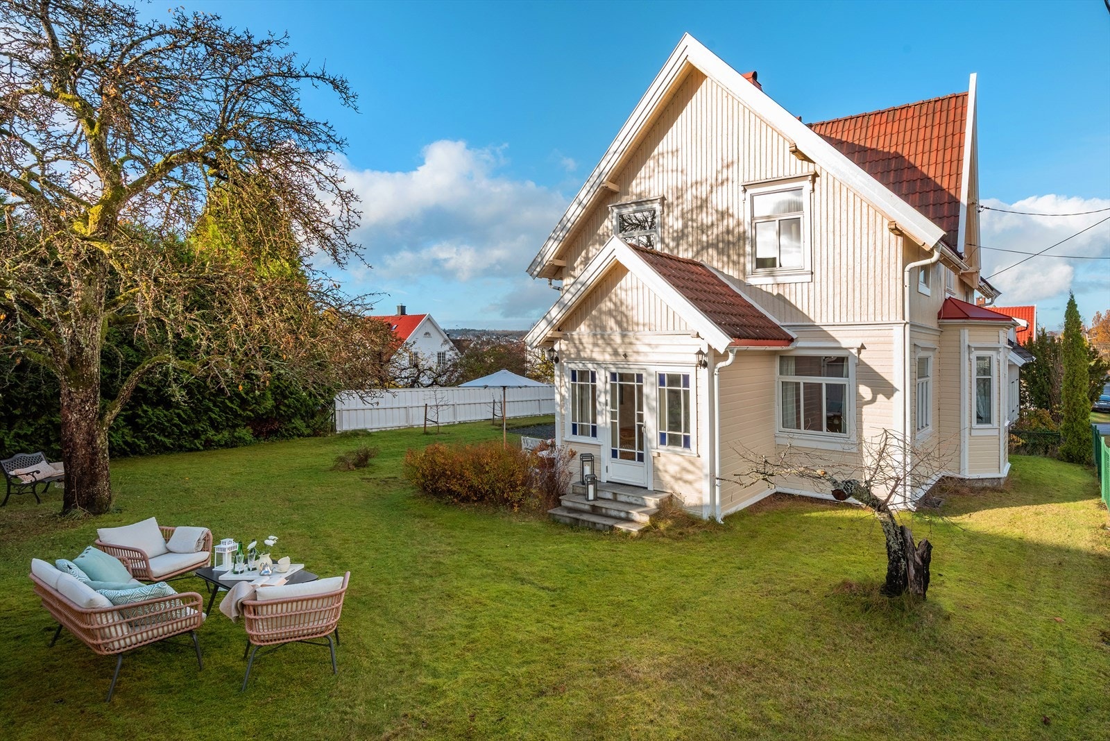 Boligen ble vasket og malt i 2024. Galleribilde