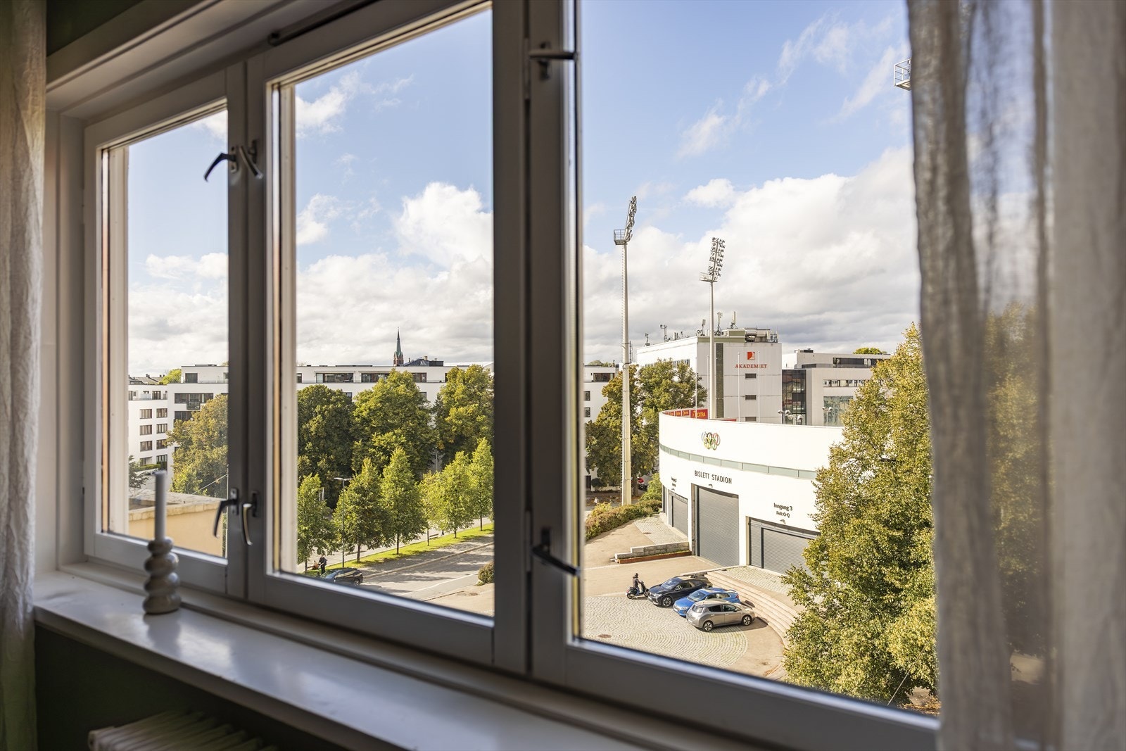 Utsyn fra soverommet. Galleribilde