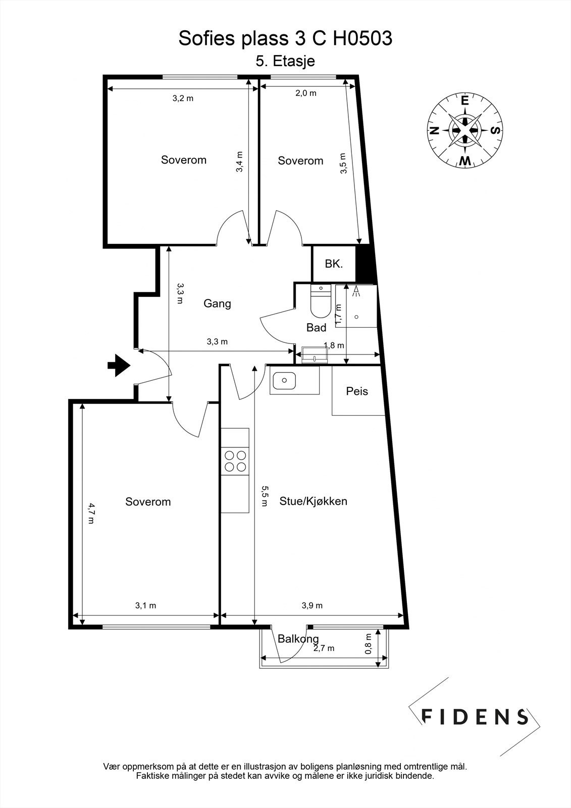 Plantegning. Galleribilde