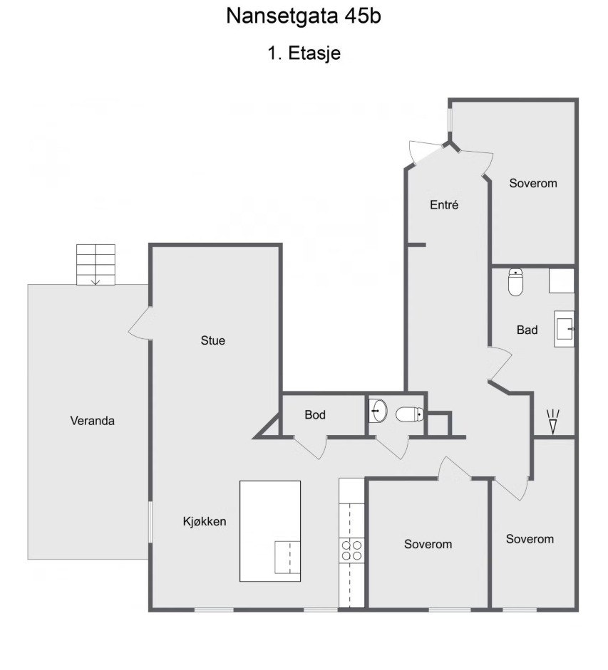 Plantegning Galleribilde