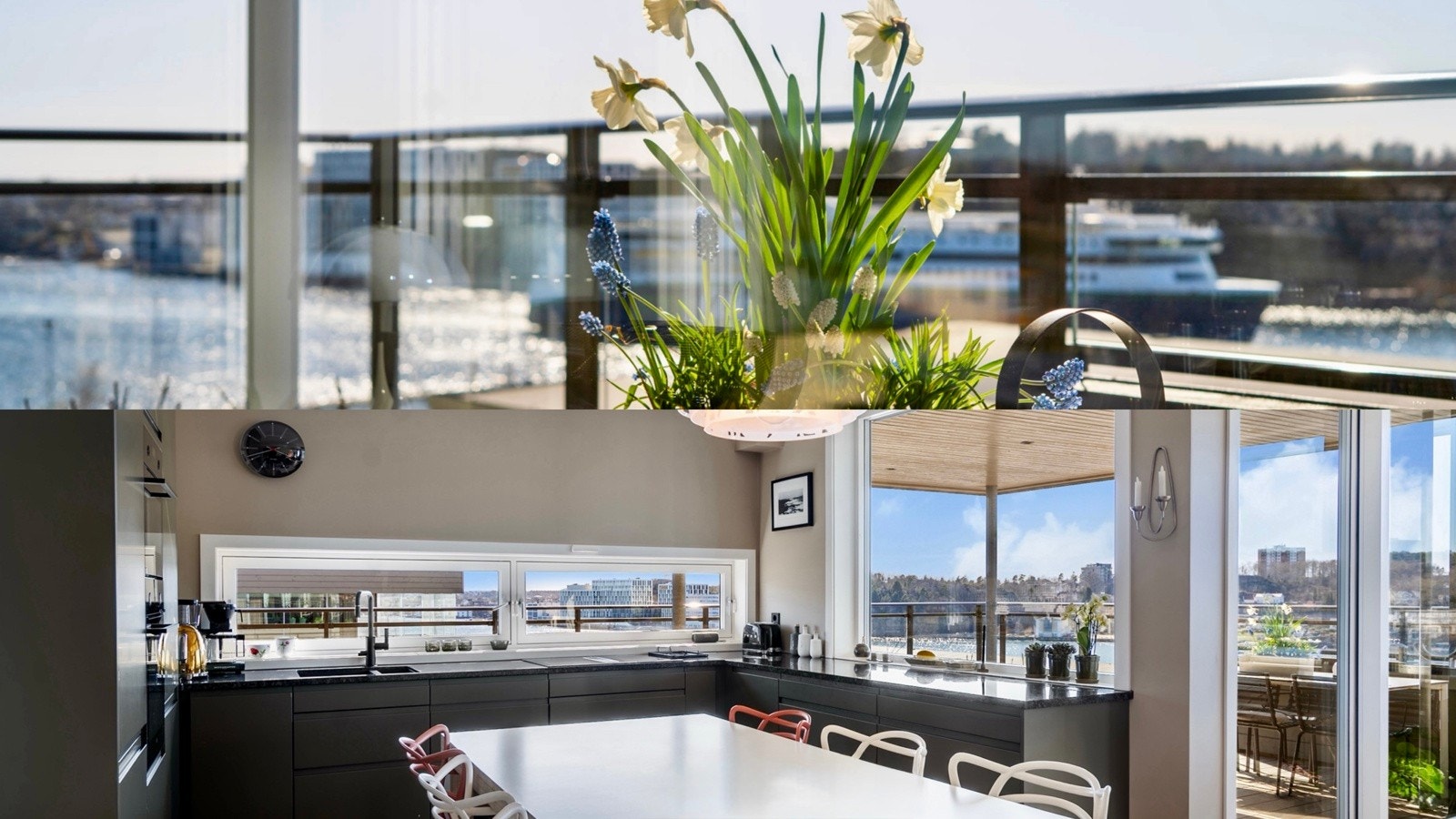 Rålekker endeleilighet med vestvendt sjøutsikt og sol hele dagen Galleribilde