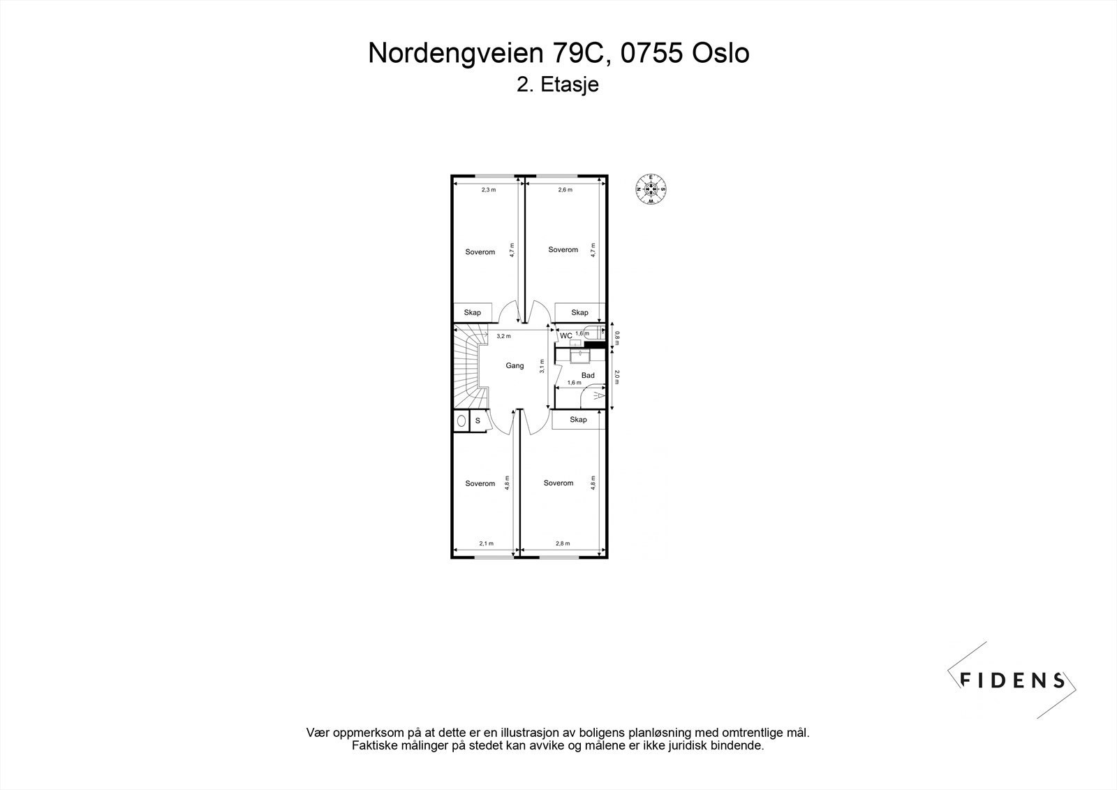 Plantegning - 2. etasje Galleribilde