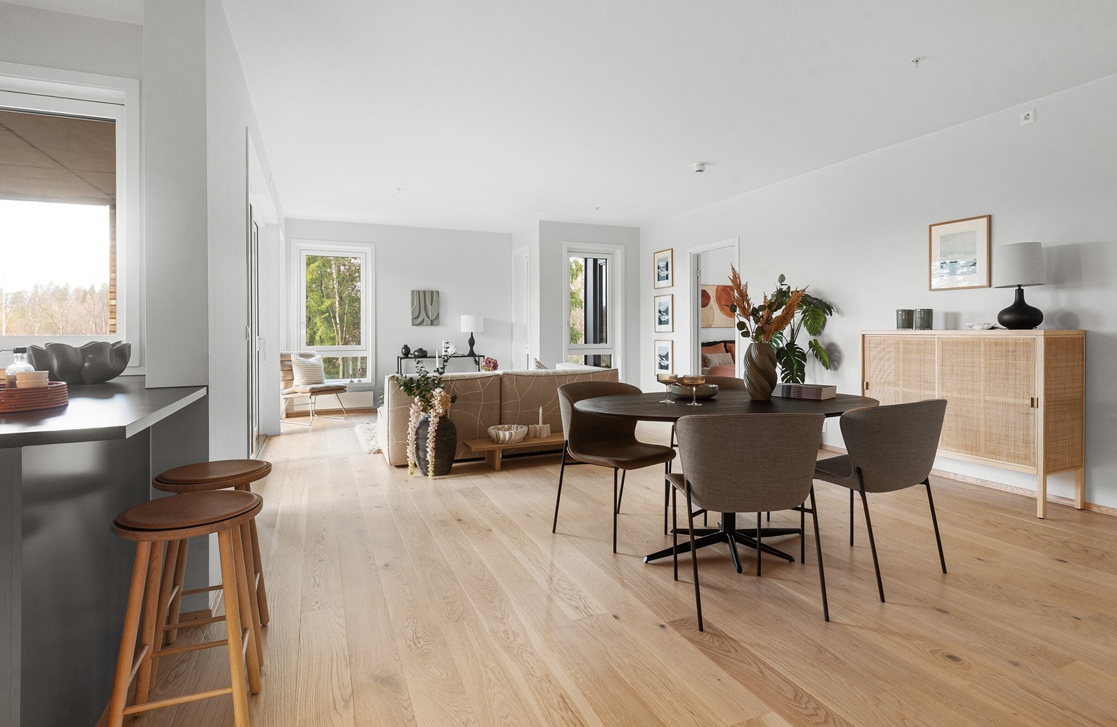 Rommet er lett å møblere og kan tilpasses ulike behov. Galleribilde