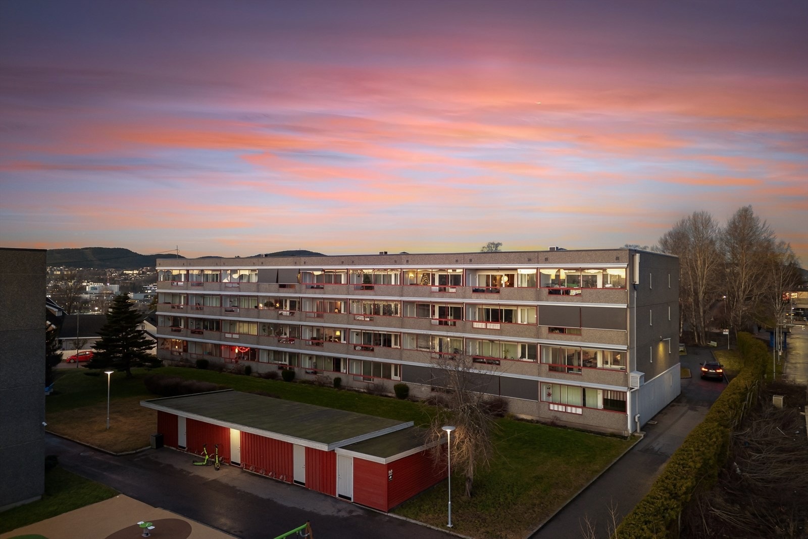 Fasadebilde. Galleribilde