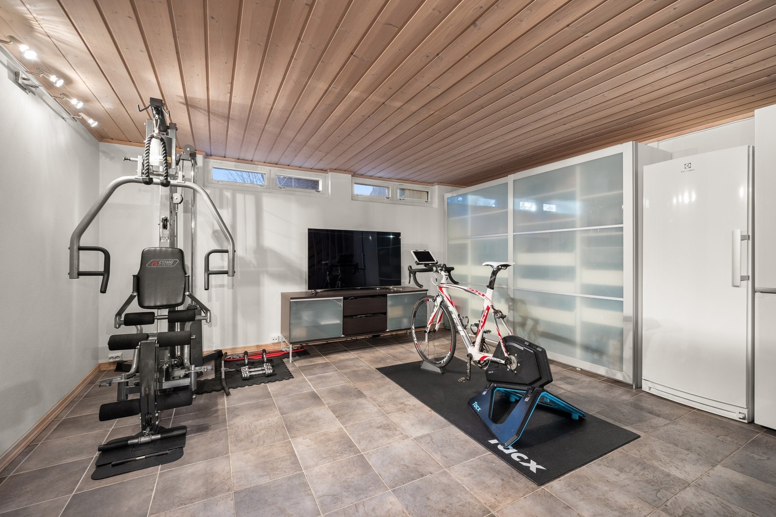 Rom benyttet som trimrom. Galleribilde