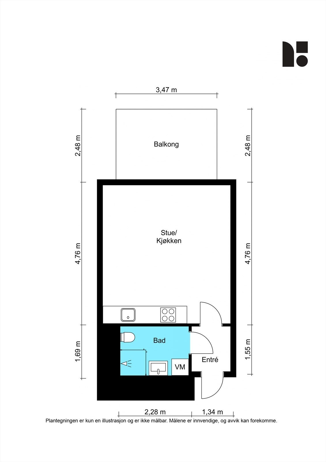 Plantegning Galleribilde