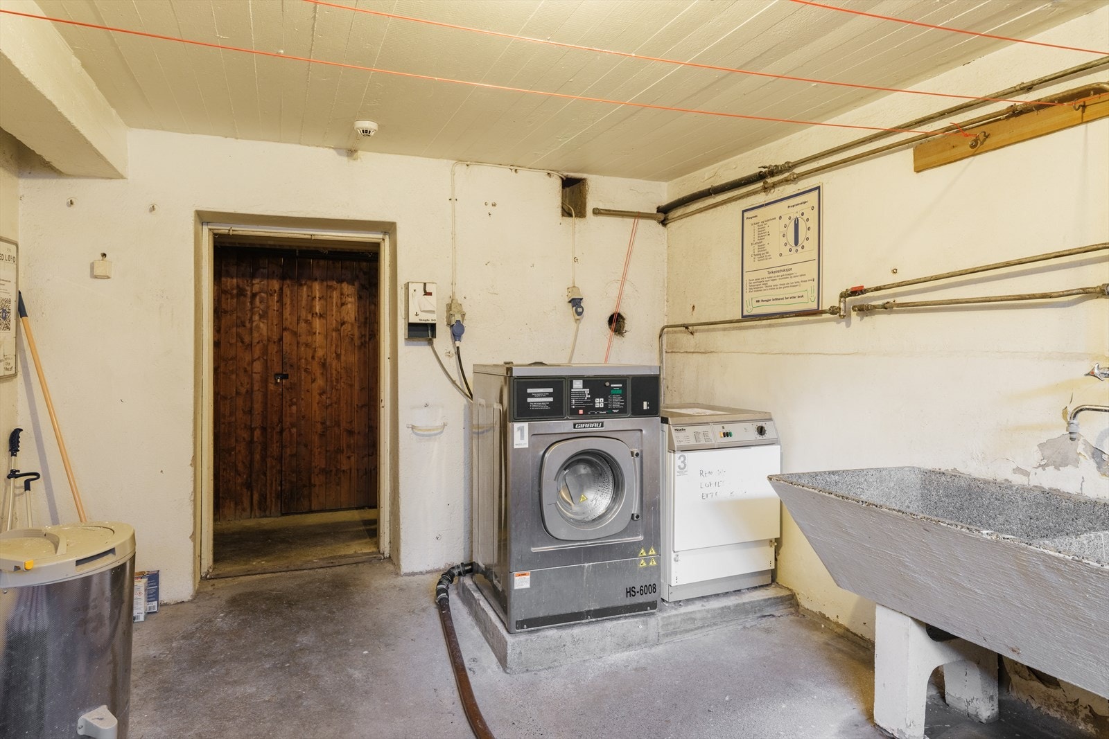 Det er også eget fellesvaskeri. Galleribilde