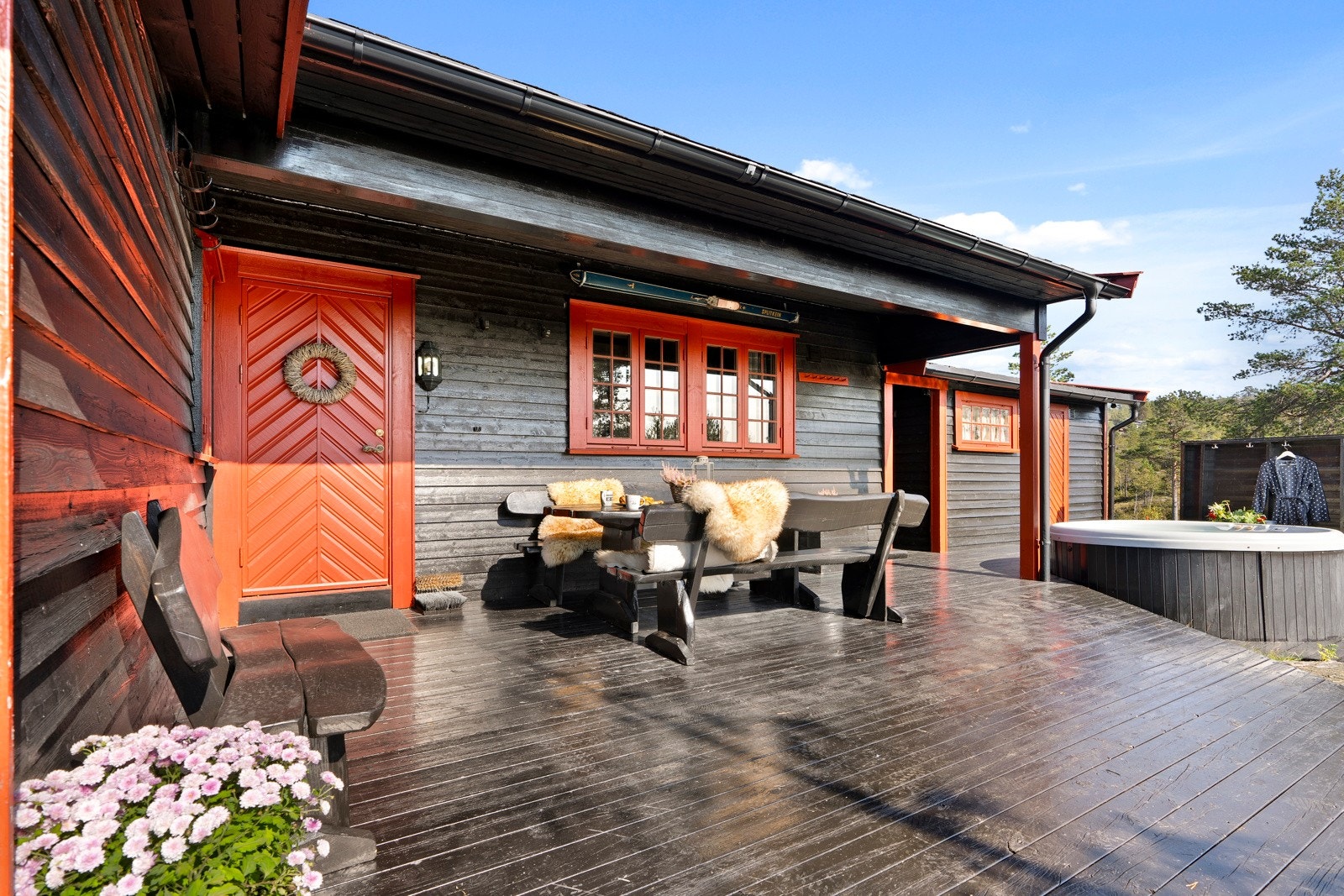 Velkommen inn! En imøtekommende hytte. Galleribilde