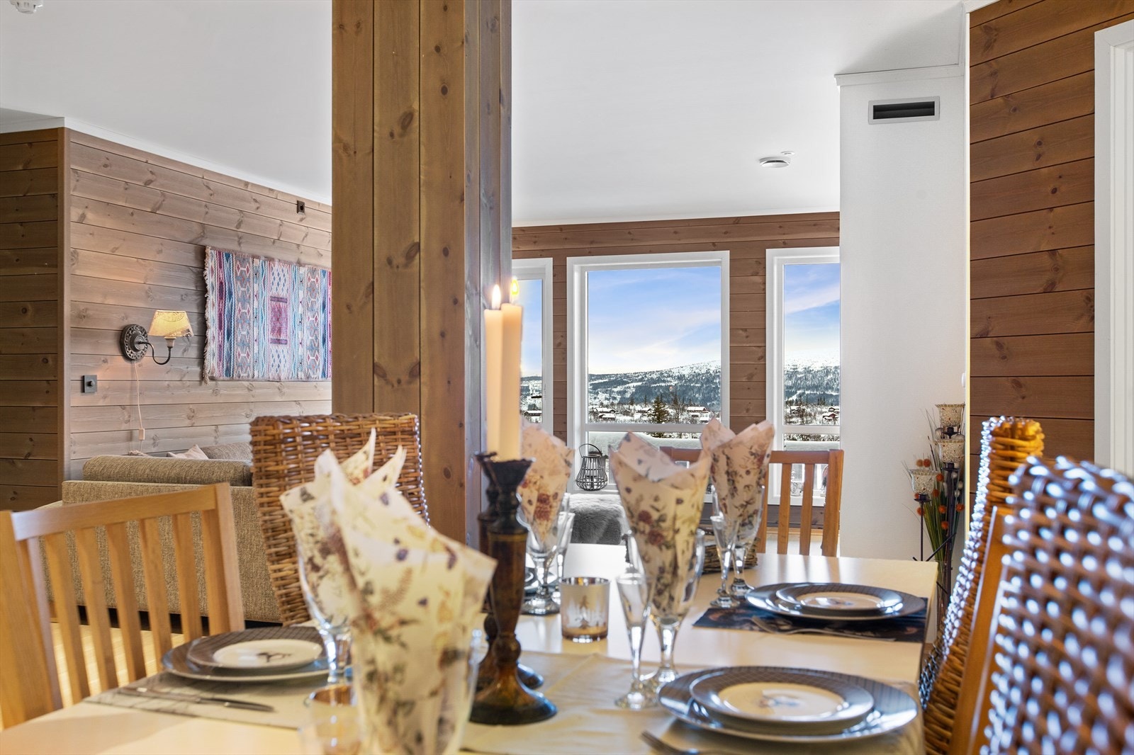 Her kan man samle storfamilien til et godt måltid. Galleribilde