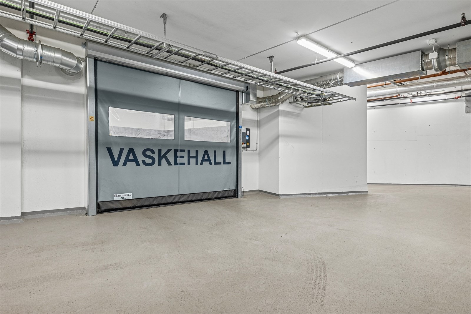 Beboerne kan også benytte seg av vaskehall. Galleribilde