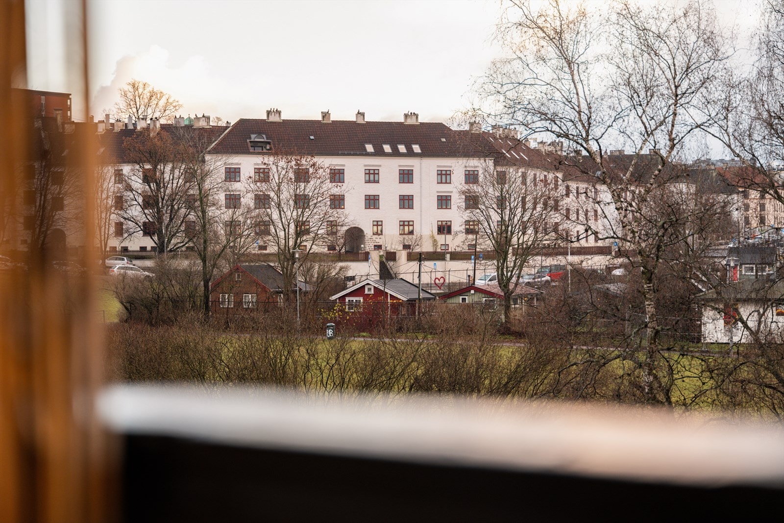 Utsyn fra balkongen Galleribilde