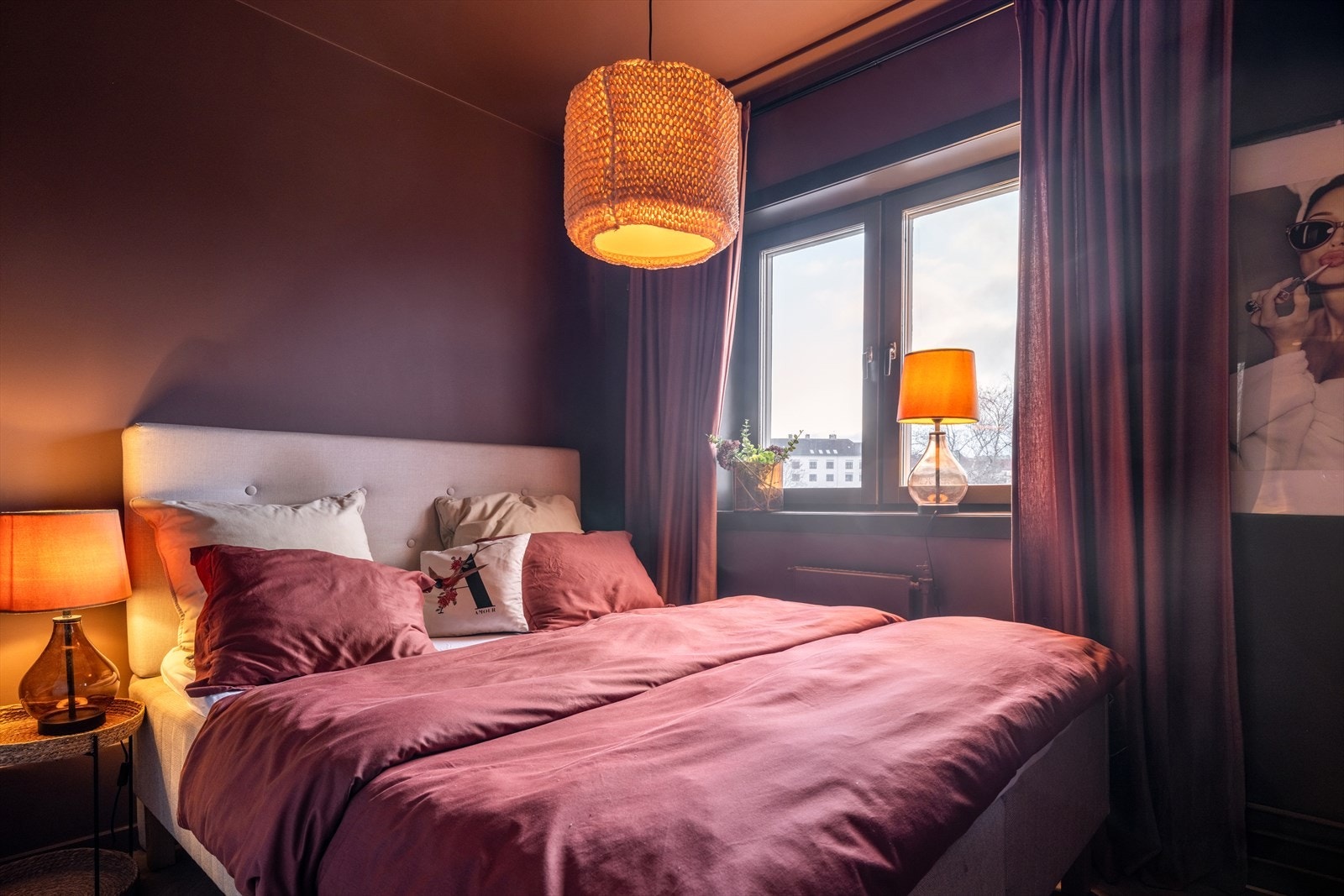 Soverom 2 med plass til dobbeltseng. Galleribilde