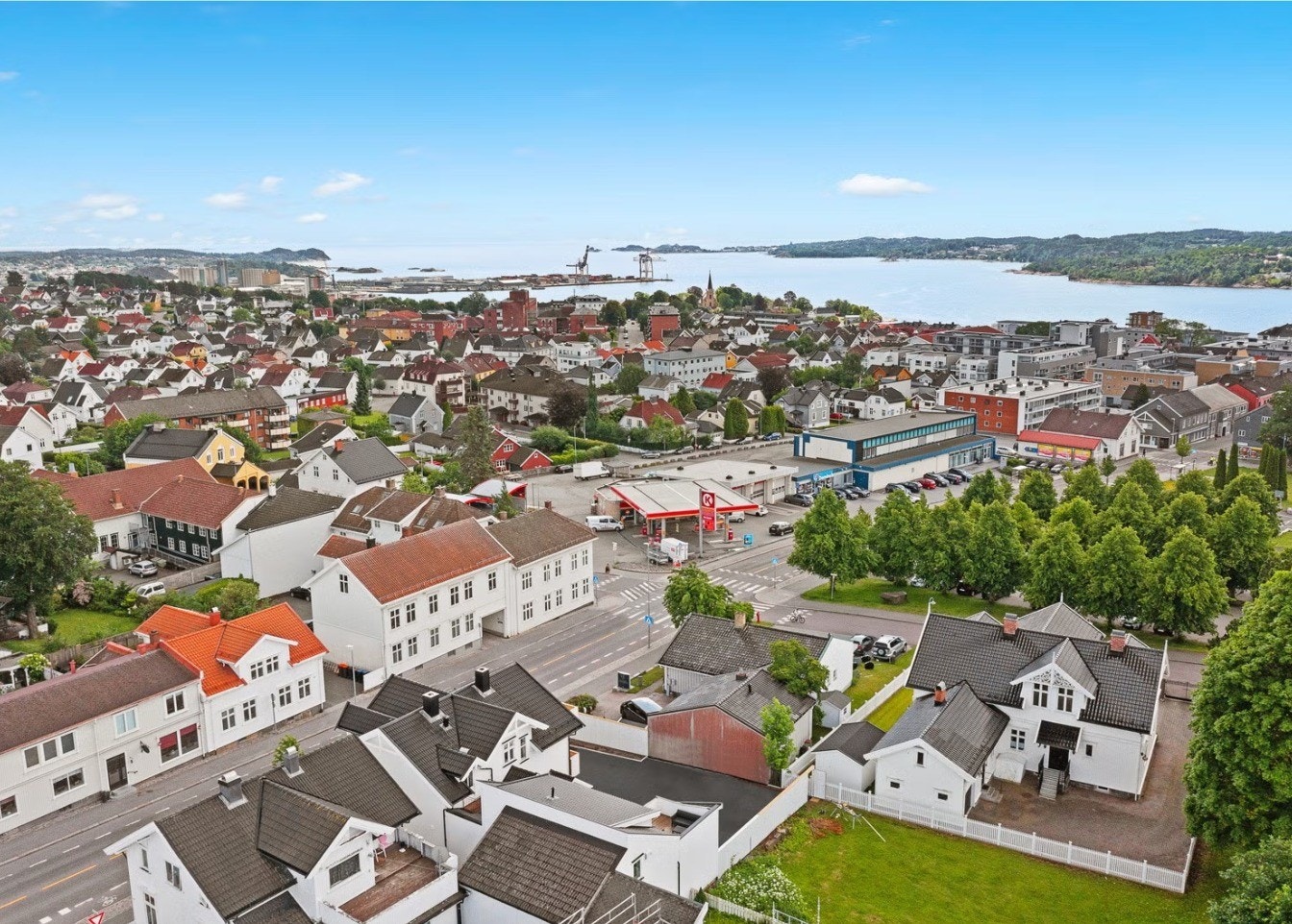 Dronefoto Galleribilde