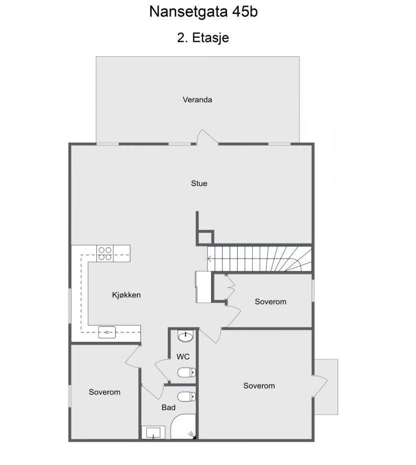 Plantegning Galleribilde
