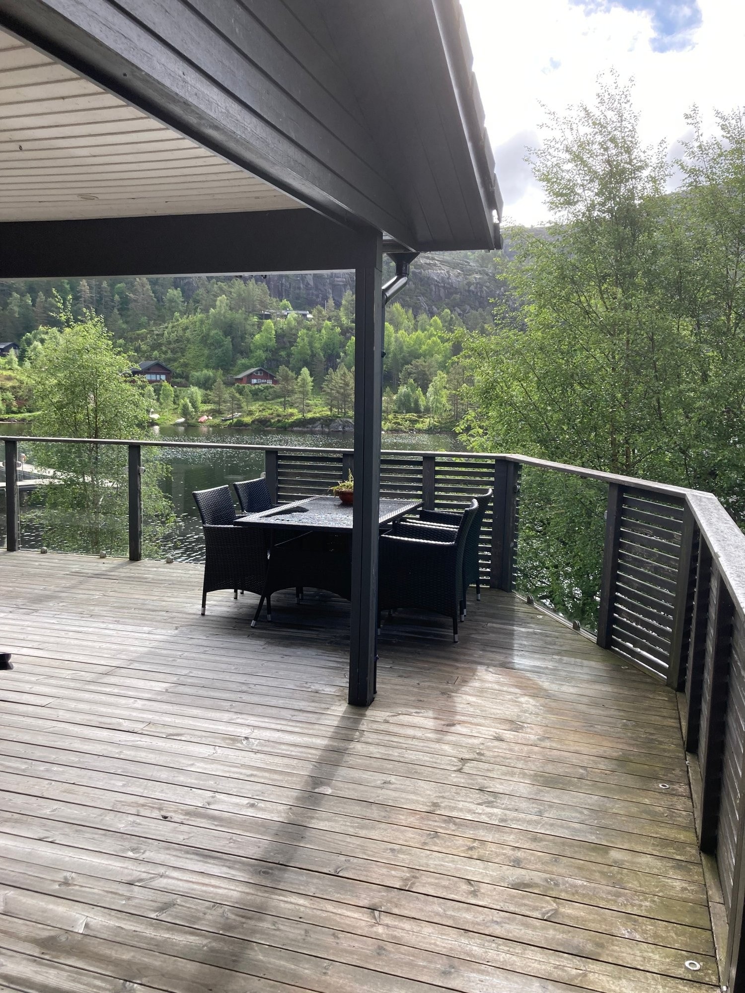 Fra terrassen Galleribilde