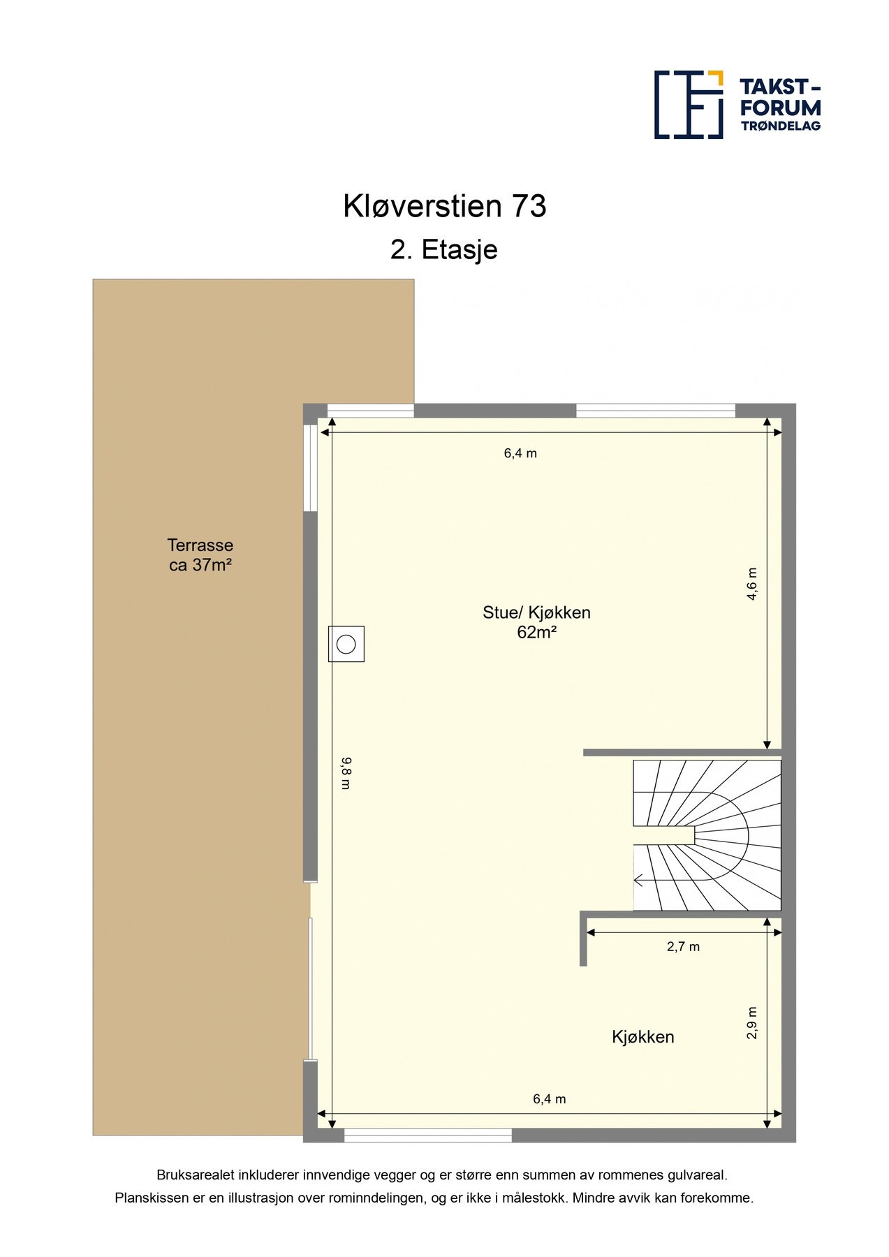 Plantegning 2. Etasje. Galleribilde