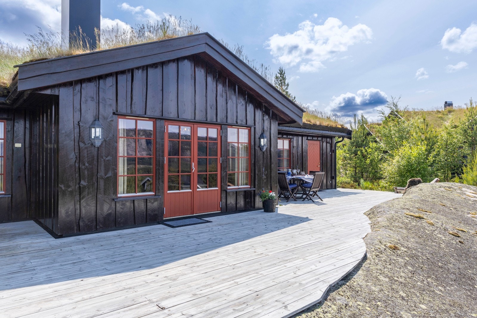 Uteområde. Galleribilde