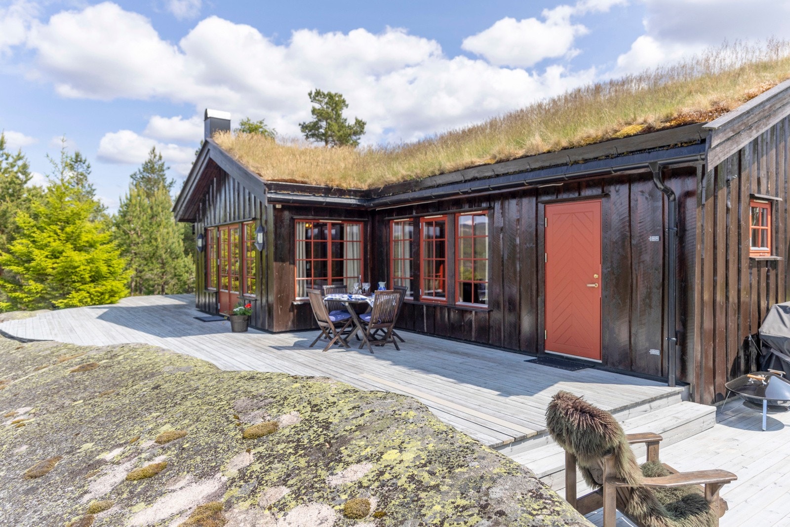 Uteområde. Galleribilde